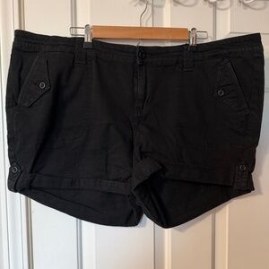 Torrid Black Jean Shorts - Like New!!
